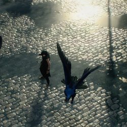Le mystérieux V est frêle mais il peut compter sur le soutien de 3 alliés pour les batailles. Un gameplay novateur et intéressant.