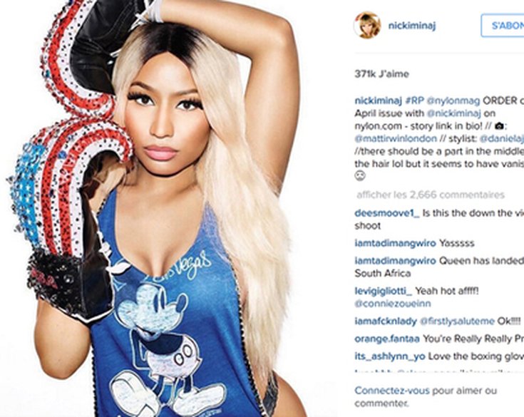 Nicki Minaj pour le magazine Nylon