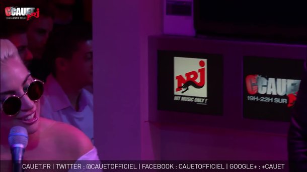 Lady Gaga chante seulement pour Cauet