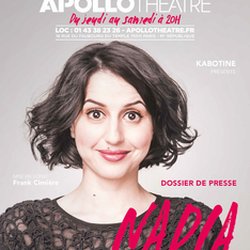 Nadia Roz à l'Apollo Théâtre - affiche