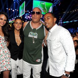Jordana Brewester, Michelle Rodriguez, Vin Diesel et Ludacris aux Teen Choice Awards