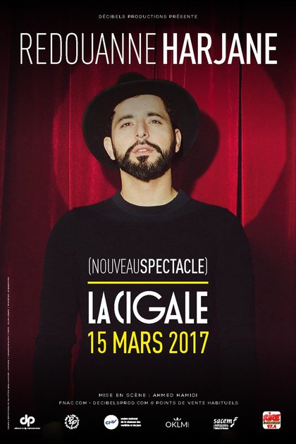 Redouanne Harjane à la Cigale à Paris le 15 mars 2017 avec Rire & Chansons