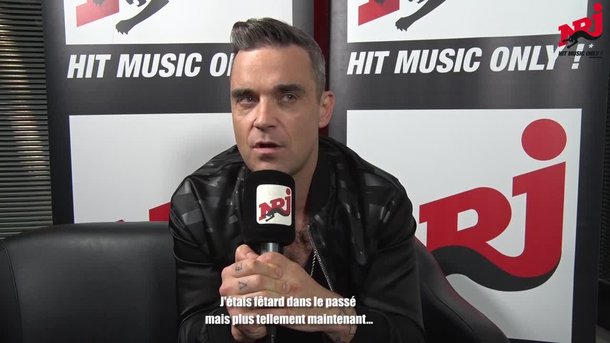 Robbie Williams : «Je suis toujours effronté et stupide!»