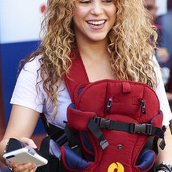 Shakira à un match de Barcelone 