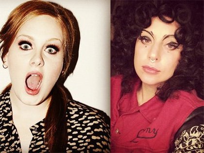 adele et lady gaga