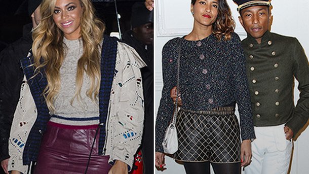 Beyoncé et Pharrell au défilé Chanel
