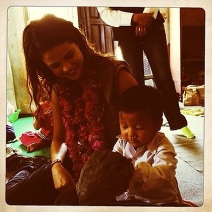 Selena Gomez au Nepal !
