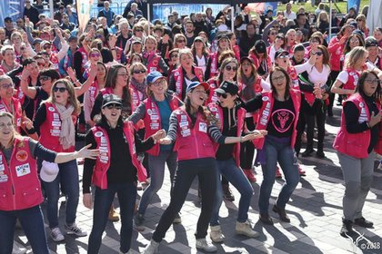Les Gazelles au départ de Nice le 16 mars