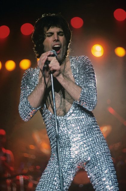 Freddie Mercury et les paillettes