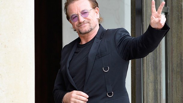 U2: rencontre au sommet entre Bono et Emmanuel Macron à l’Elysée