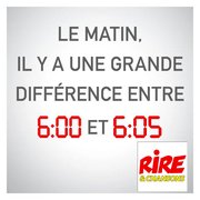 Le matin, le réveil, c'est important