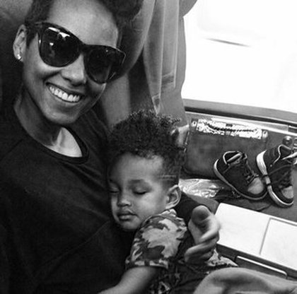 Alicia Keys et son fils Egypt