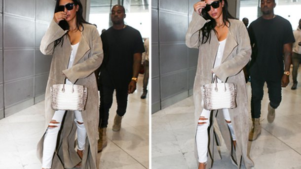 Kanye West et Kim Kardashian : séjour express à Paris!
