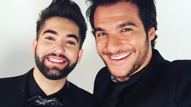 Amir et Kendji: selfie entre potes dans les coulisses des Enfoirés!
