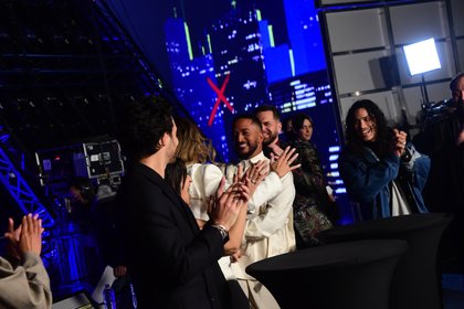 Vitaa et Slimane - Backstage NRJ Music Awards Paris Edition