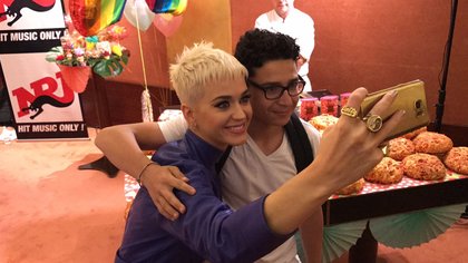 Katy Perry chez Cauet sur NRJ