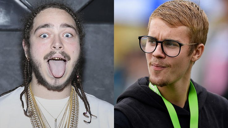 Post Malone et Justine Bieber