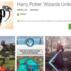 Harry Potter Wizards Unite sur Google Play (Android)