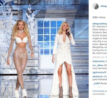 Ellie Goulding au défilé Victoria's Secret