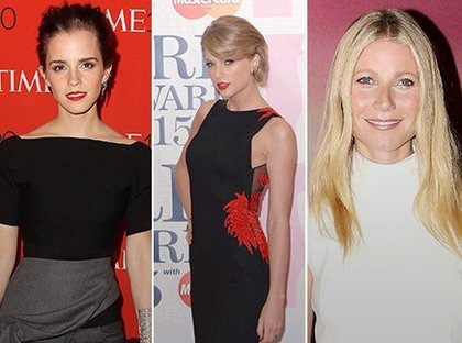 Emma Watson, Taylor Swift et Gwyneth Paltrow