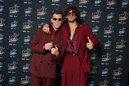 Jamie Miller et Antonio Cipriano - Le photocall - NRJ Music Awards 2026