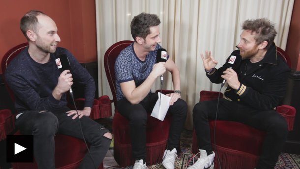 David Guetta en interview avant son concert à l'AccorHotels Arena!