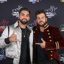 Claudio Capéo et Kendji Girac- Le Photocall des NRJ Music Awards 2019
