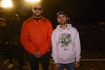 DJ Snake et Squeezie - Backstage NRJ Music Awards Paris Edition