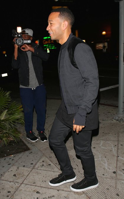 John Legend aux 30 ans de Lady Gaga à Los Angeles
