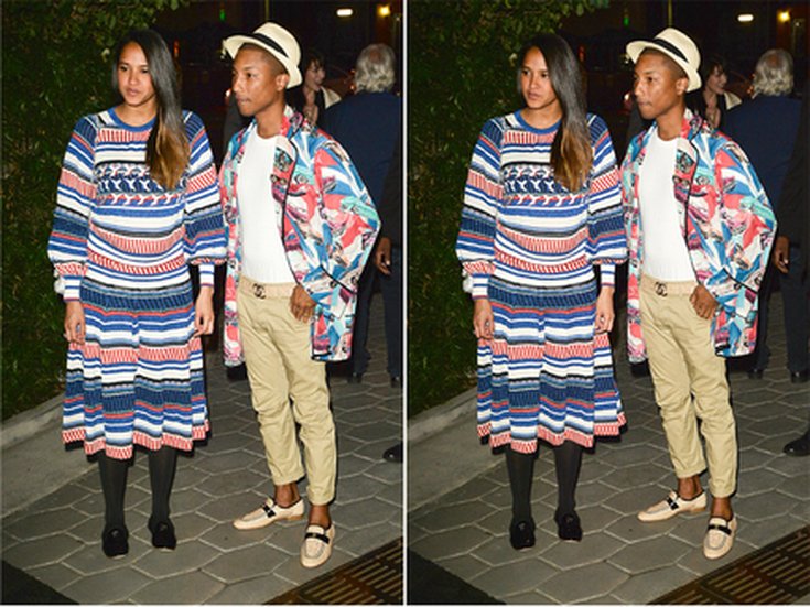 Pharrell Williams et Helen Lasichanh