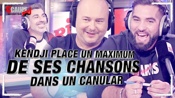 KENDJI place un maximum de ses chansons dans un canular - C'Cauet sur NRJ