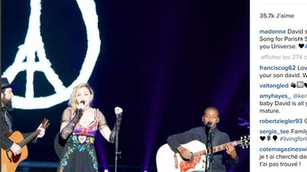 Madonna: déclare son amour pour la France