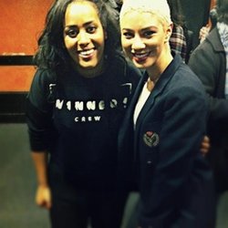 Cecilia Pietrzko: @DieseOfficiel & @amel_bent hier soir après un super show à l'@OLYMPIAHALL