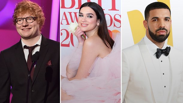 Ed Sheeran, Dua Lipa, Drake … : les meilleures ventes du début d’année