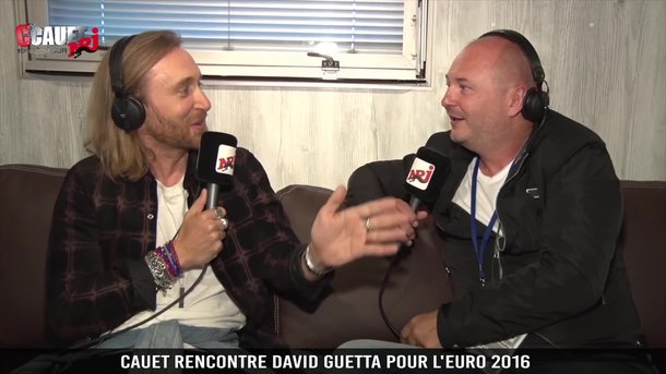 Cauet rencontre David Guetta pour l'Euro 2016