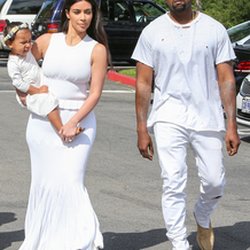 Kanye West, Kim Kardashian et North West