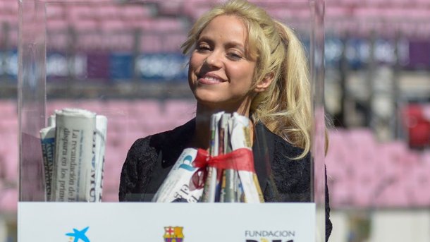Shakira: la chanteuse colombienne est fan de football!