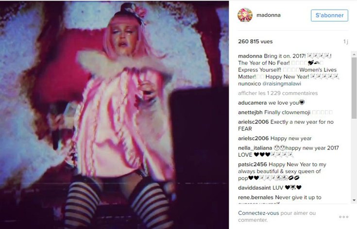 Madonna Instagram 2017