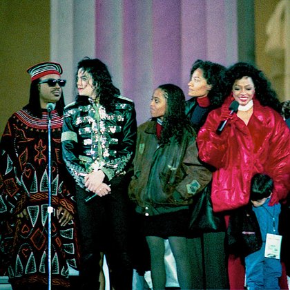 Stevie Wonder et Michael Jackson