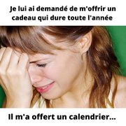 Blague : un cadau pour tout l'année