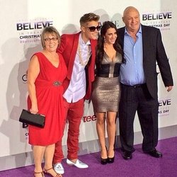 Justin Bieber à l'avant première de son film "Believe"