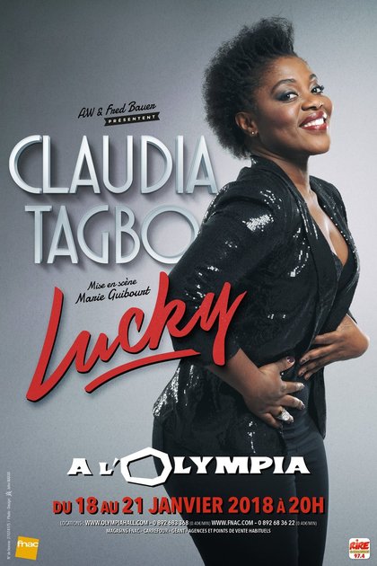 Claudia Tagbo à l'Olympia