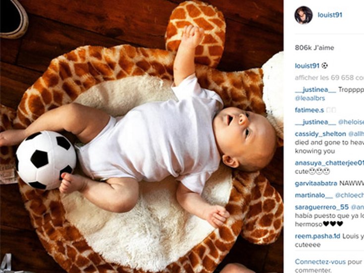 Freddie, le fils de Louis Tomlinson 
