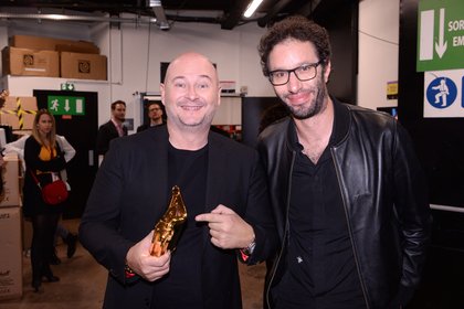 Cauet et Manu Levy - Backstage NRJ Music Awards 2019