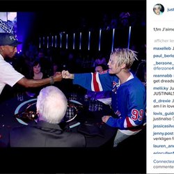Justin Bieber et Pharrell Williams aux iHeart Awards
