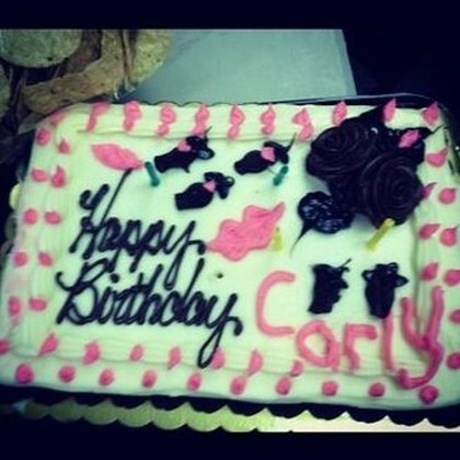 Mes musiciens sont trop mignons! Merci pour le gâteau ;)
