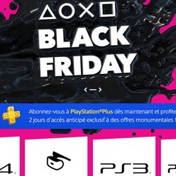 Le Black Friday mis en avant sur le site du PlayStation Store de Sony