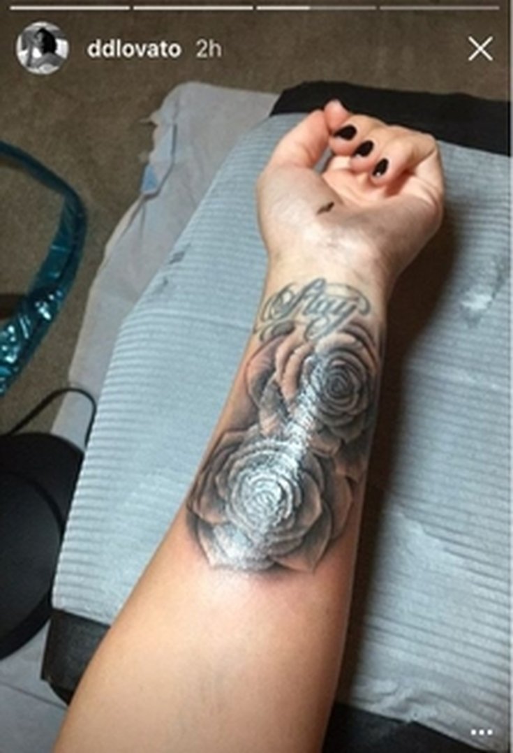 Demi Lovato tatouage