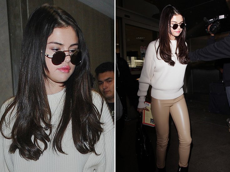 Selena Gomez à l'aéroport de Los Angeles le 28 novembre 2016