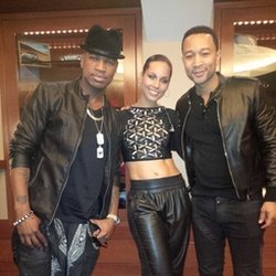 Alicia Keys: J'aime mes frères Ne-Yo et John Legend qui ont déchiré au NBA All Star